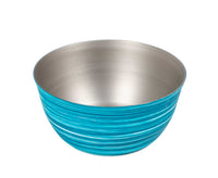 Farm Company Decò stainless steel hand painted bowl ass.col. - 12 cm 500 ml - مستلزمات الحيوانات الأليفة - Zue For Pet Supplies Co.