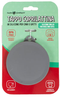 Farm Company Dog adjustable silicone can lid mix.col - 9cm - اكسسوارات الحيوانات الأليفة - Zue For Pet Supplies Co.