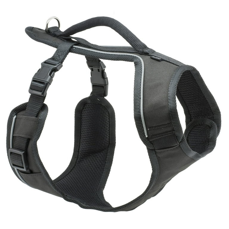 Farm Company Easy Fit mesh and nylon harness with 2 buckles Black - M 57 80 cm - مستلزمات الحيوانات الأليفة - Zue For Pet Supplies Co.