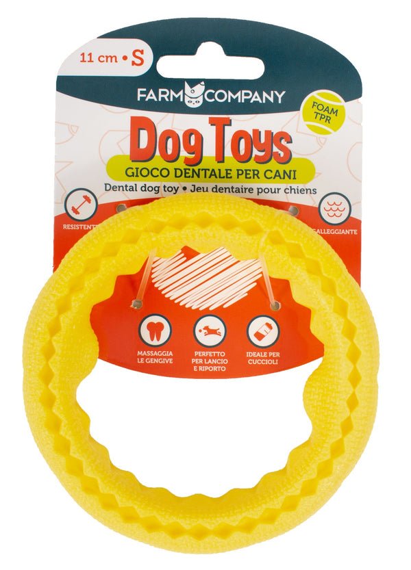 Farm Company Foam TPR Dental Ring - M size 17 cm - مستلزمات الحيوانات الأليفة - Zue For Pet Supplies Co.
