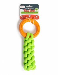 Farm Company Foam TPR Interactive Ring on Rope - 27 cm - مستلزمات الحيوانات الأليفة - Zue For Pet Supplies Co.