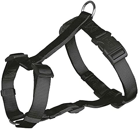 Farm Company Nylon harness H model Black - 15mmx35 50cm - مستلزمات الحيوانات الأليفة - Zue For Pet Supplies Co.