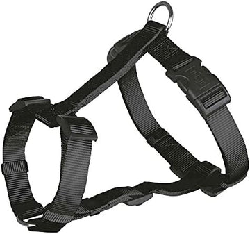 Farm Company Nylon harness H model Black - 15mmx35 50cm - مستلزمات الحيوانات الأليفة - Zue For Pet Supplies Co.