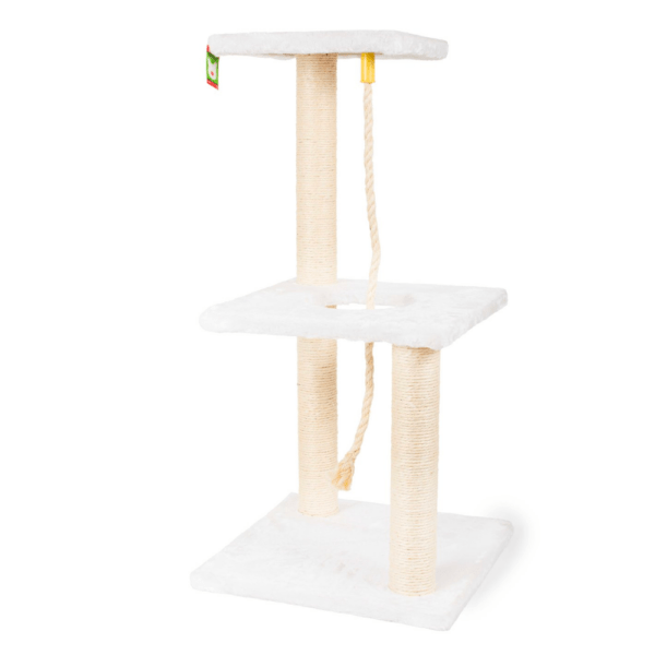 Farm Company Scratching post 2 floors with rope - 45x35x82 - مستلزمات الحيوانات الأليفة - Zue For Pet Supplies Co.