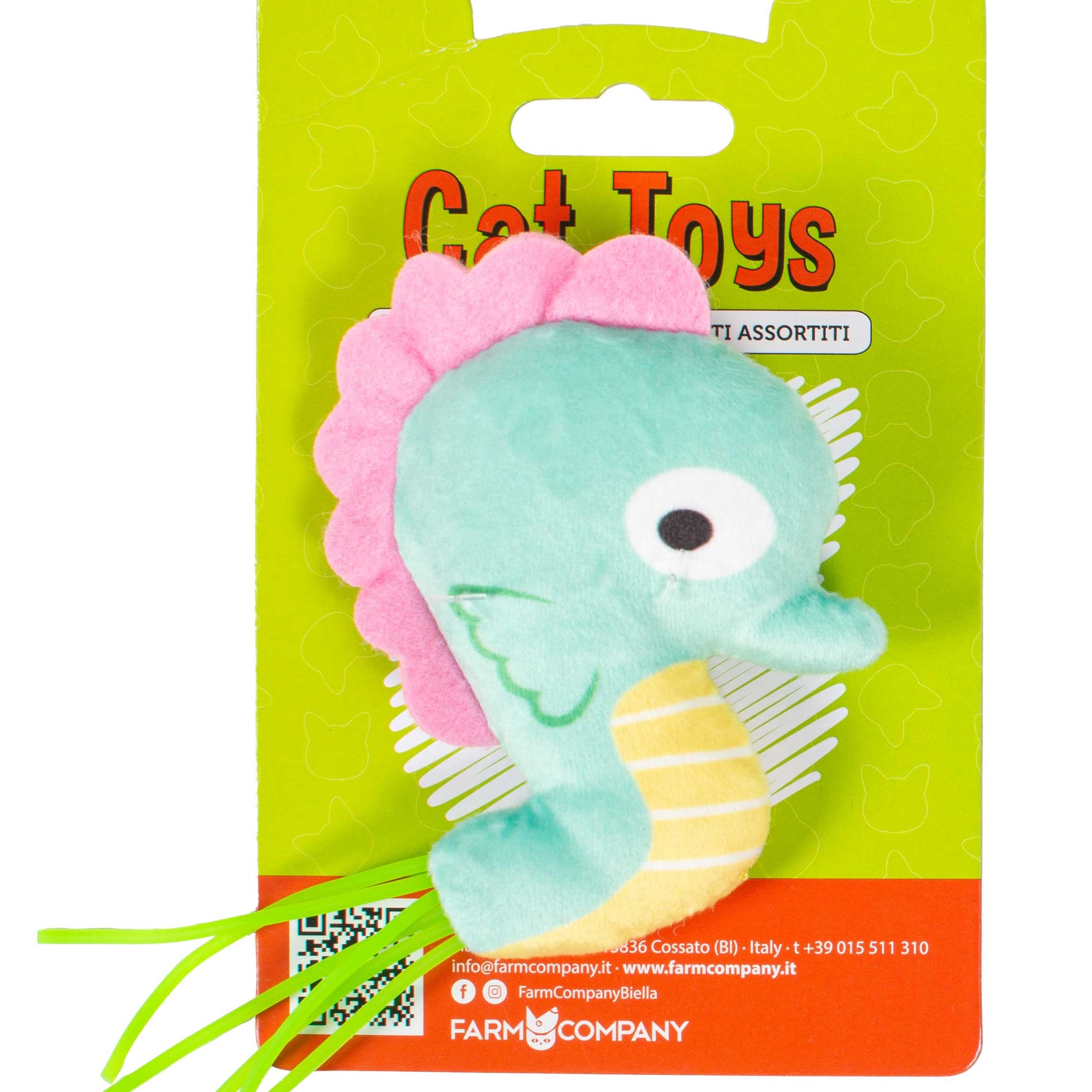 Farm Company Sealife catnip toy Seahorse - 9 cm 8 - مستلزمات الحيوانات الأليفة - Zue For Pet Supplies Co.