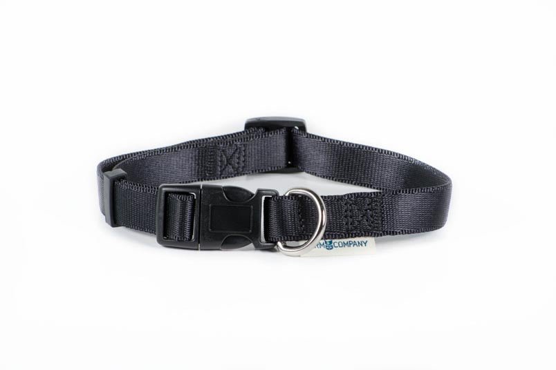 Farm Company Nylon adjustable collar Black - 10mmx20 35cm - اكسسوارات القطط - Zue For Pet Supplies Co.