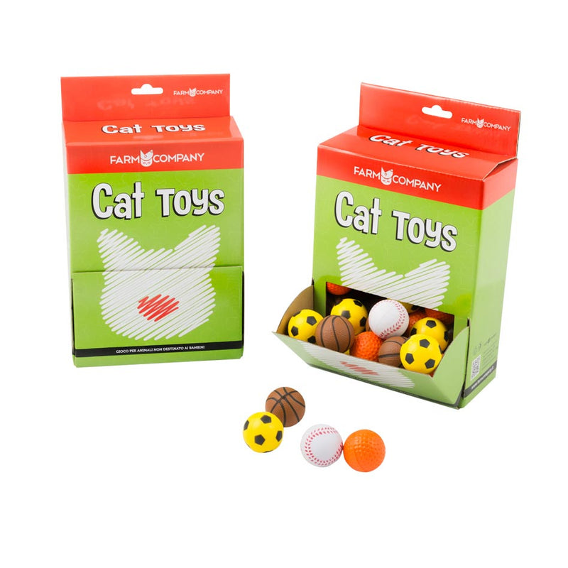 Farm Company Sponge Sport balls - cm 4 - اكسسوارات القطط - Zue For Pet Supplies Co.