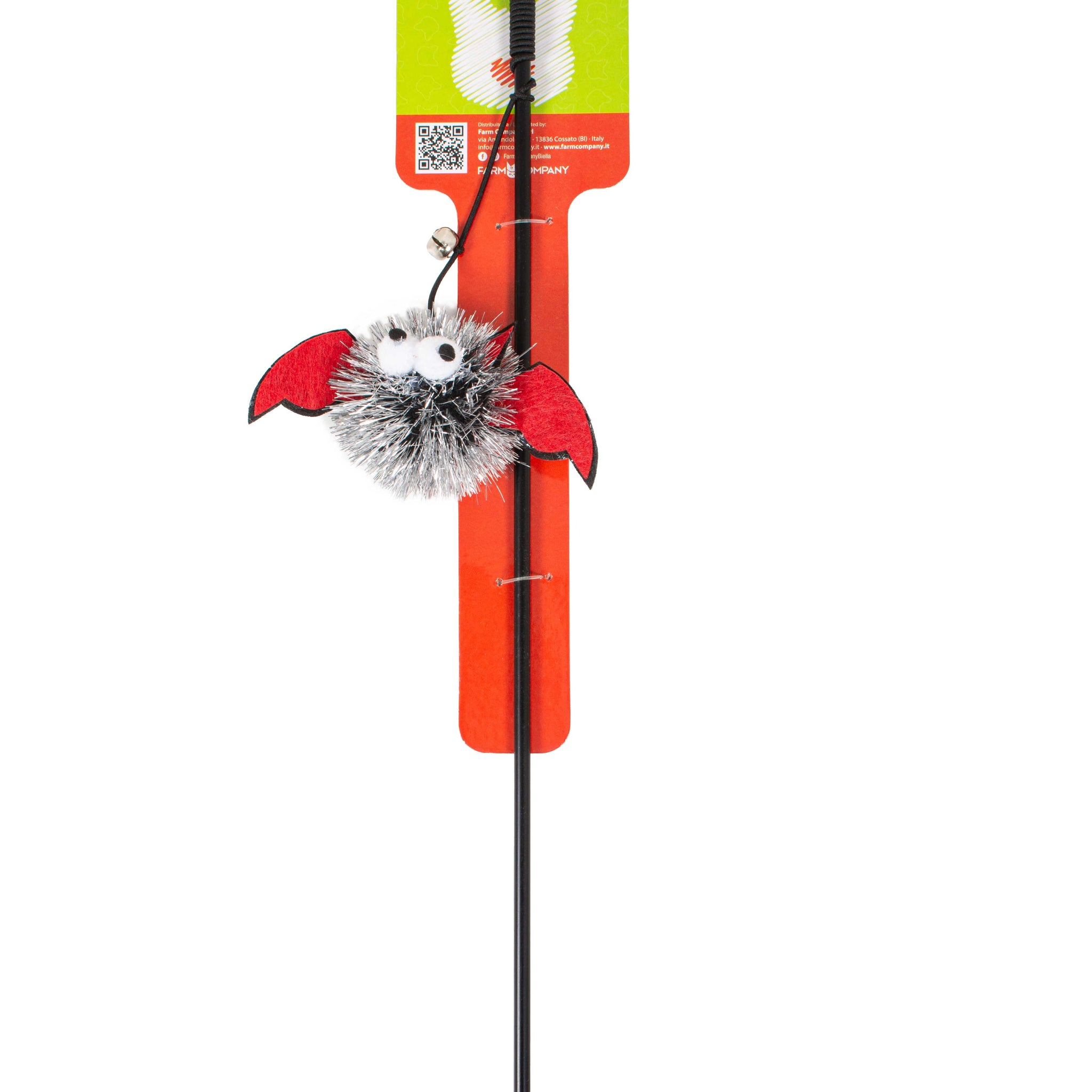 Farm Company Cat fishing pole with bat plush toy - 48 cm - مستلزمات الحيوانات الأليفة - Zue For Pet Supplies Co.