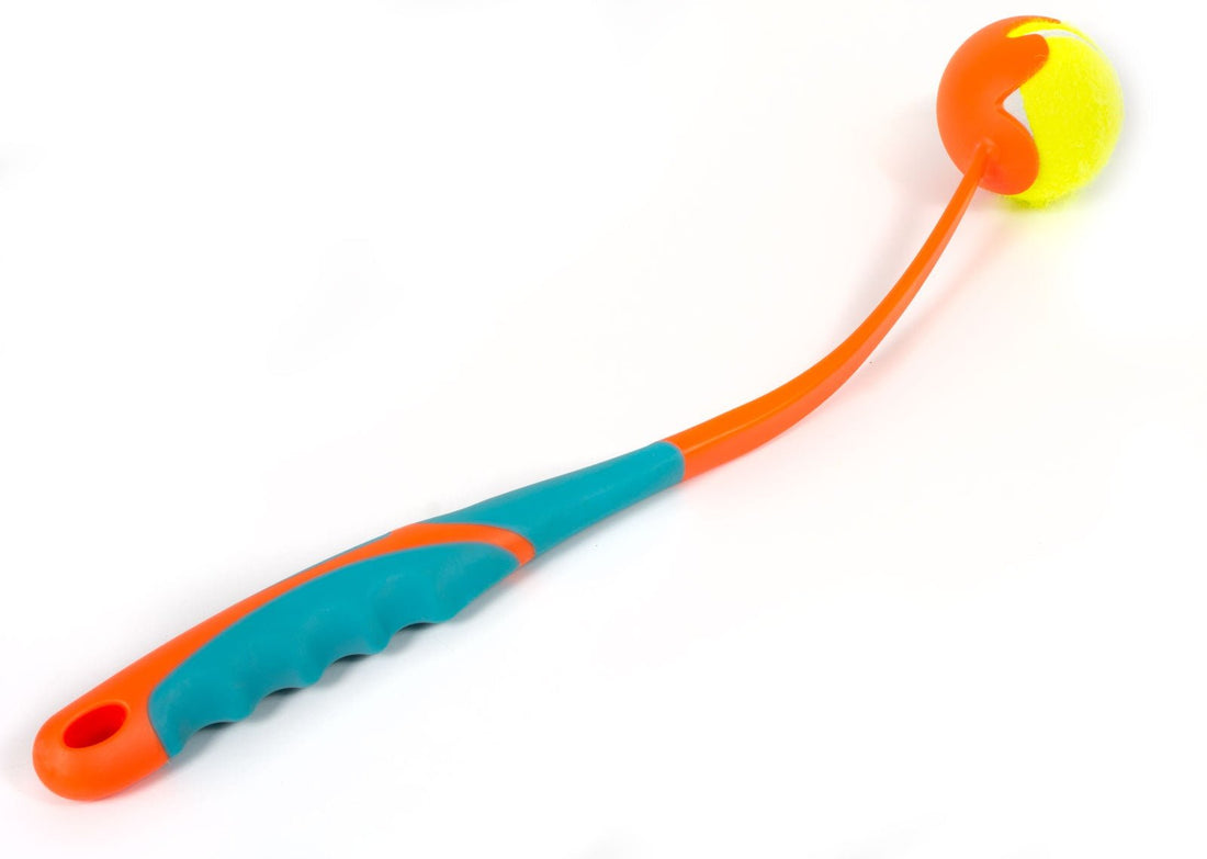 Farm Company Training ball launcher w/tennis ball - 48cm - مستلزمات الحيوانات الأليفة - Zue For Pet Supplies Co.