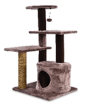 Farm Company Frassino scratching tree 3 floors - 49x40x102 cm - مستلزمات الحيوانات الأليفة - Zue For Pet Supplies Co.