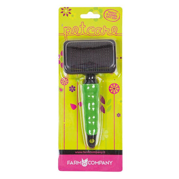 Farm Company  Automatic wire brush with rubber soft grip - Small - اكسسوارات الكلاب - Zue For Pet Supplies Co.