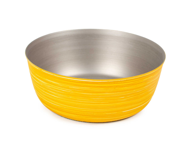 Farm Company Decò stainless steel hand painted bowl ass.col - 20 cm 1,80 Lt. - اكسسوارات الكلاب - Zue For Pet Supplies Co.