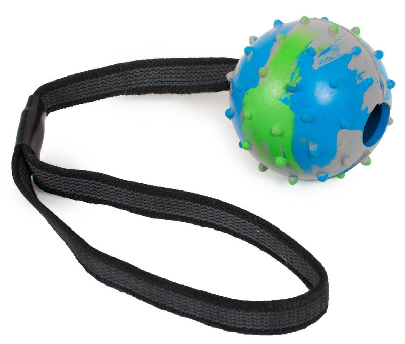 Farm Company Dental Camo rubber ball w/antskid handle - 6.5 cm - مستلزمات الحيوانات الأليفة - Zue For Pet Supplies Co.