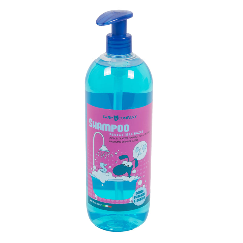 Farm Company All breeds shampoo with Aloe Vera - 1 Lt. - مستلزمات الحيوانات الأليفة - Zue For Pet Supplies Co.