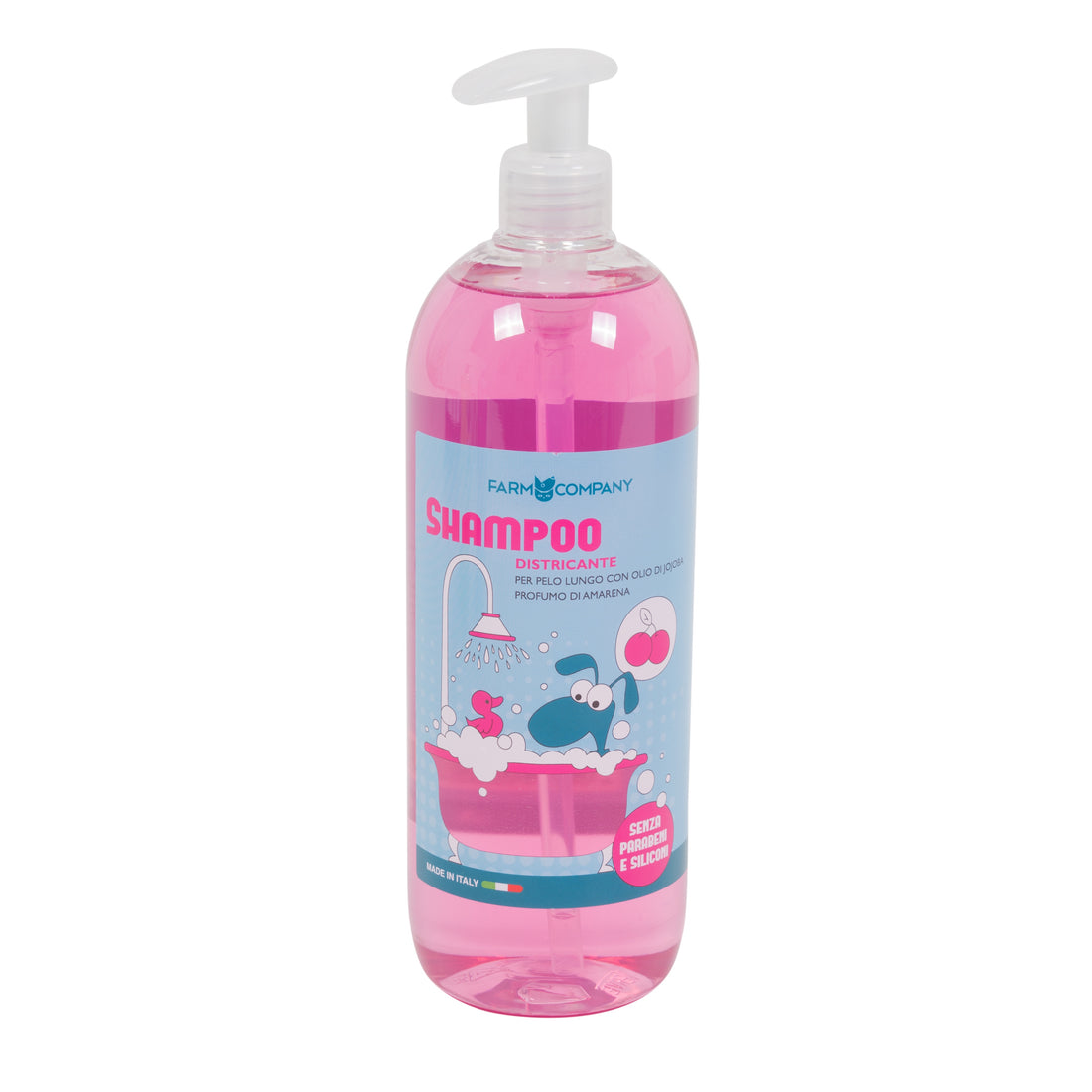 Farm Company Detangling shampoo with Jojoba oil - 1 Lt. - مستلزمات الحيوانات الأليفة - Zue For Pet Supplies Co.