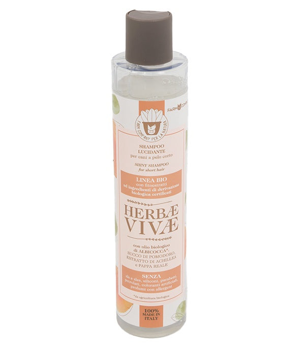Farm Company Herbae Vivae 100% Bio Shiny effect Shampoo - 250ml - مستلزمات الحيوانات الأليفة - Zue For Pet Supplies Co.
