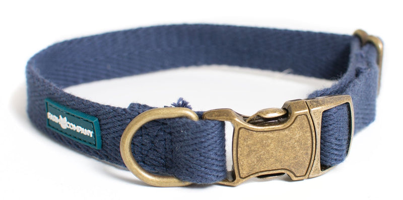 Farm Company Green Soybean Adj. Collar Blue Navy - 2x33 50cm - طوق الكلاب - Zue For Pet Supplies Co.