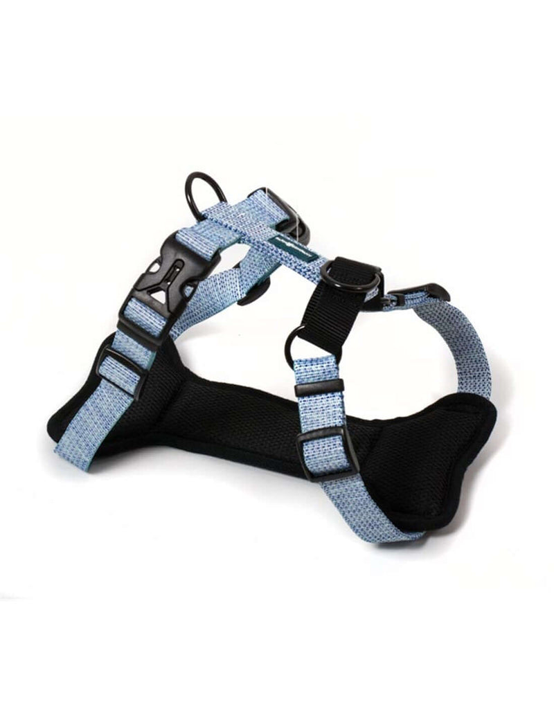 Farm Company Nylon Deluxe Harness Blue Navy M - 25mmx53-60cm - مجموعة رباط تحكم وصدرية للكلاب - Zue For Pet Supplies Co.