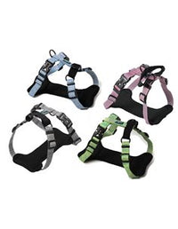 Farm Company Nylon Deluxe Harness Burgundy - XL 25mmx68 91cm - مجموعة رباط تحكم وصدرية للكلاب - Zue For Pet Supplies Co.