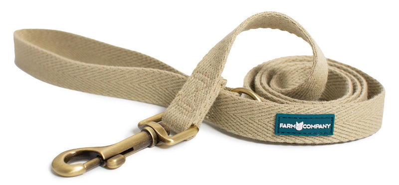 Farm Company Green Soybean Leash Taupe - L/XL 2.5x120cm - رباط تحكم للكلاب - Zue For Pet Supplies Co.