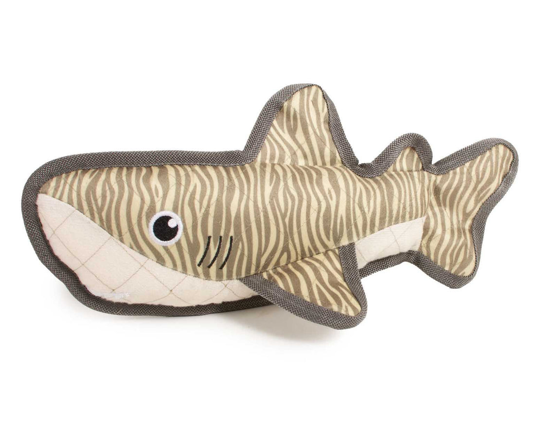 Farm Company Tiger Shark Double Stitching Plush Toy - 40x22cm - ألعاب الكلاب - Zue For Pet Supplies Co.