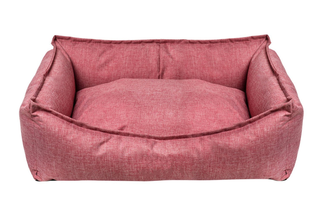Farm Company Capri Sofa Bed with Removable Cover Burgundy - 110x80x28 cm XL - مستلزمات الحيوانات الأليفة - Zue For Pet Supplies Co.