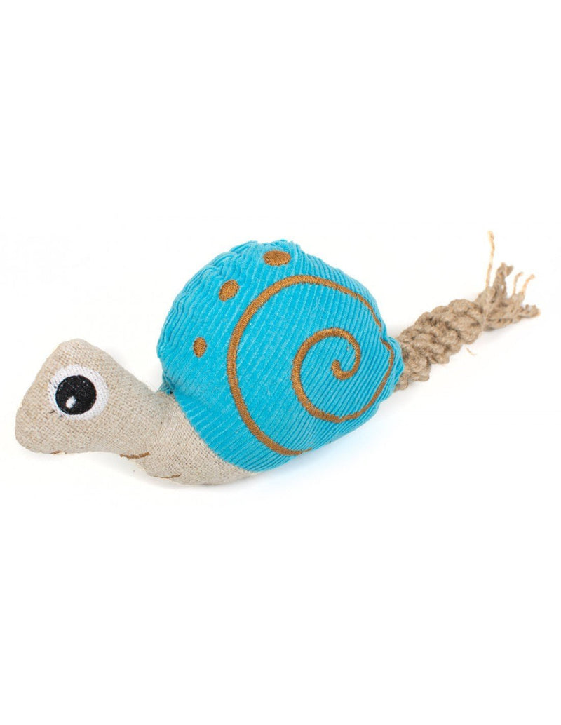 Farm Company Green Cotton & Hemp rope Snail Plush Toy - M 25 cm - مستلزمات الحيوانات الأليفة - Zue For Pet Supplies Co.