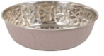 Farm Company Maison embossed stainless steel bowl ass. col. - 24 cm 2,7 Lt - مستلزمات الحيوانات الأليفة - Zue For Pet Supplies Co.