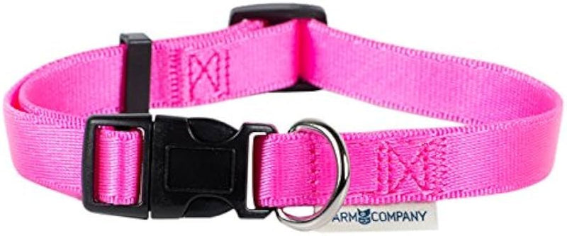 Farm Company Nylon adjustable collar Pink - 25mmx45 60cm - مستلزمات الحيوانات الأليفة - Zue For Pet Supplies Co.