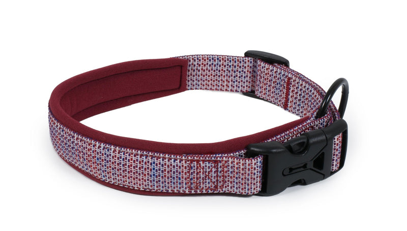 Farm Company Nylon Deluxe Collar Burgundy - XL 25mmx50 68cm - مستلزمات الحيوانات الأليفة - Zue For Pet Supplies Co.