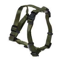 Farm Company Nylon harness H model Hunter Green - 10mmx20 35cm - مستلزمات الحيوانات الأليفة - Zue For Pet Supplies Co.