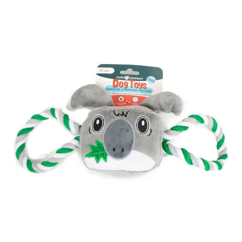 Farm Company Plush & Rope Tug a war Koala - 37x15 cm - مستلزمات الحيوانات الأليفة - Zue For Pet Supplies Co.