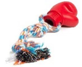 Farm Company Rubber boxing glove with rope - 30cm - مستلزمات الحيوانات الأليفة - Zue For Pet Supplies Co.