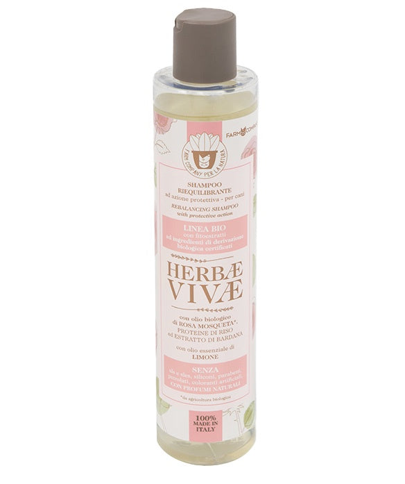 Farm Company Herbae Vivae 100% Bio Rebalancing Shampoo - 250 ml - خدمات السباحة والحلاقة - Zue For Pet Supplies Co.