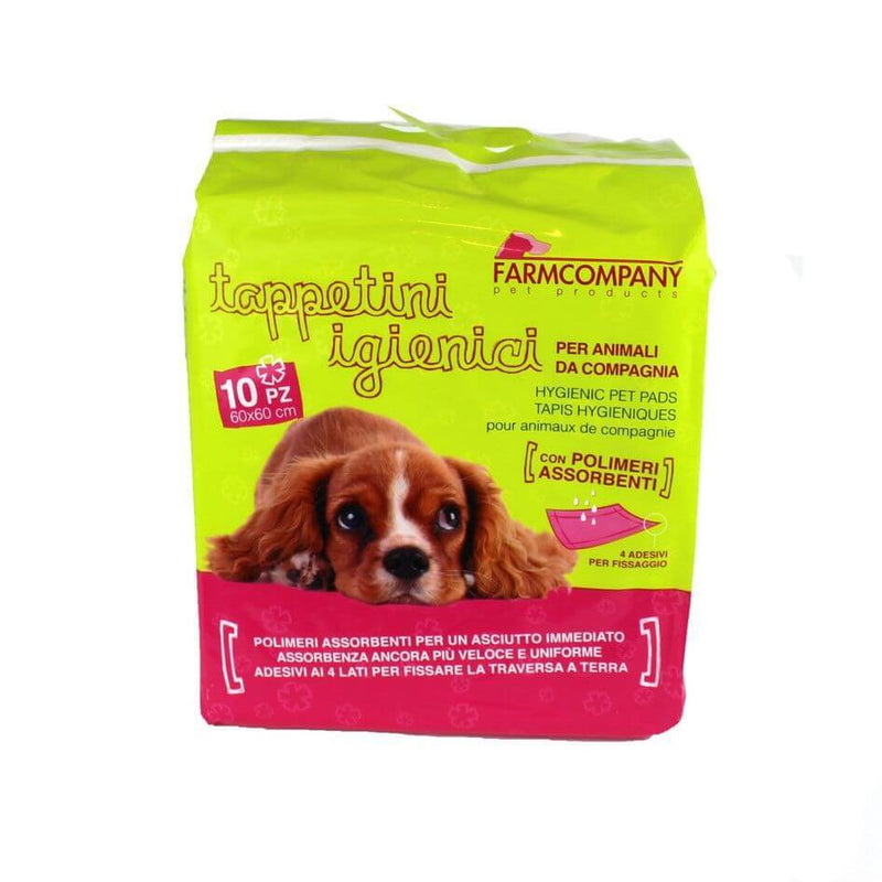 Farm Company Hygienic Carpets - 60x60 10pads - مستلزمات النظافة والعناية والرعاية - Zue For Pet Supplies Co.