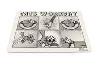Ferribiella CATS WORKDAY BOWL MAT 43X30CM - Zue For Pet Supplies Co.