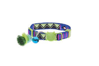 Ferribiella GREEN BOHEMIAN CAT COLLAR - Zue For Pet Supplies Co.