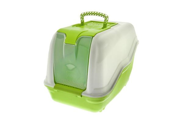 Ferribiella LITTER BIT WITH NET FILTER MAXI CM.66X49X50 (LIGHT BLUE-GREEN) - Zue For Pet Supplies Co.