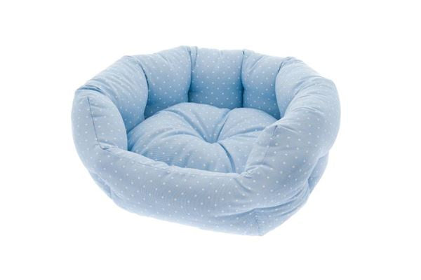 Ferribiella OVAL BED DOT 2PZ 60CM BLUE - Zue For Pet Supplies Co.