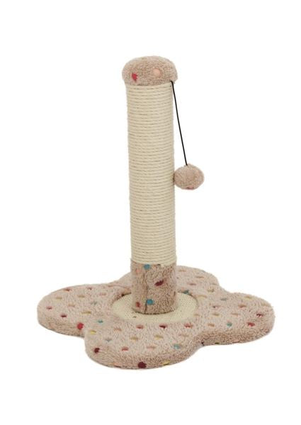 Ferribiella SOFT SCRATCHING POST 33X33X45CM BEIGE - Zue For Pet Supplies Co.
