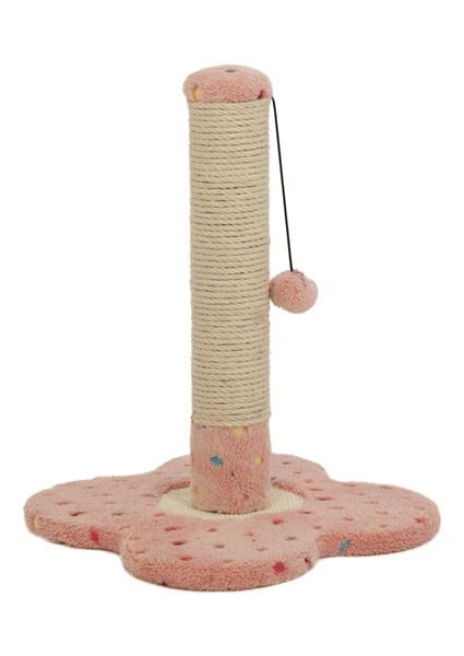 Ferribiella SOFT SCRATCHING POST 33X33X45CM PINK - Zue For Pet Supplies Co.
