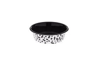 Ferribiella Pattern Bowl D.11cm XS 290ml Black - وعاء للحيوانات الأليفة - Zue For Pet Supplies Co.