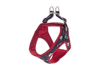 Ferribiella Kami Harness XXS 28-34cm Red - مجموعة رباط تحكم وصدرية للكلاب - Zue For Pet Supplies Co.