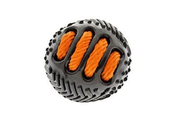 Ferribiella Black Ball w/Rope D.10cm - ألعاب الكلاب - Zue For Pet Supplies Co.