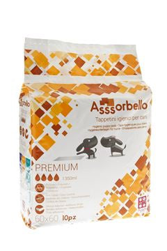 Ferribiella Premium Pads 60X60 10pads w/Polymer - مستلزمات النظافة والعناية والرعاية - Zue For Pet Supplies Co.