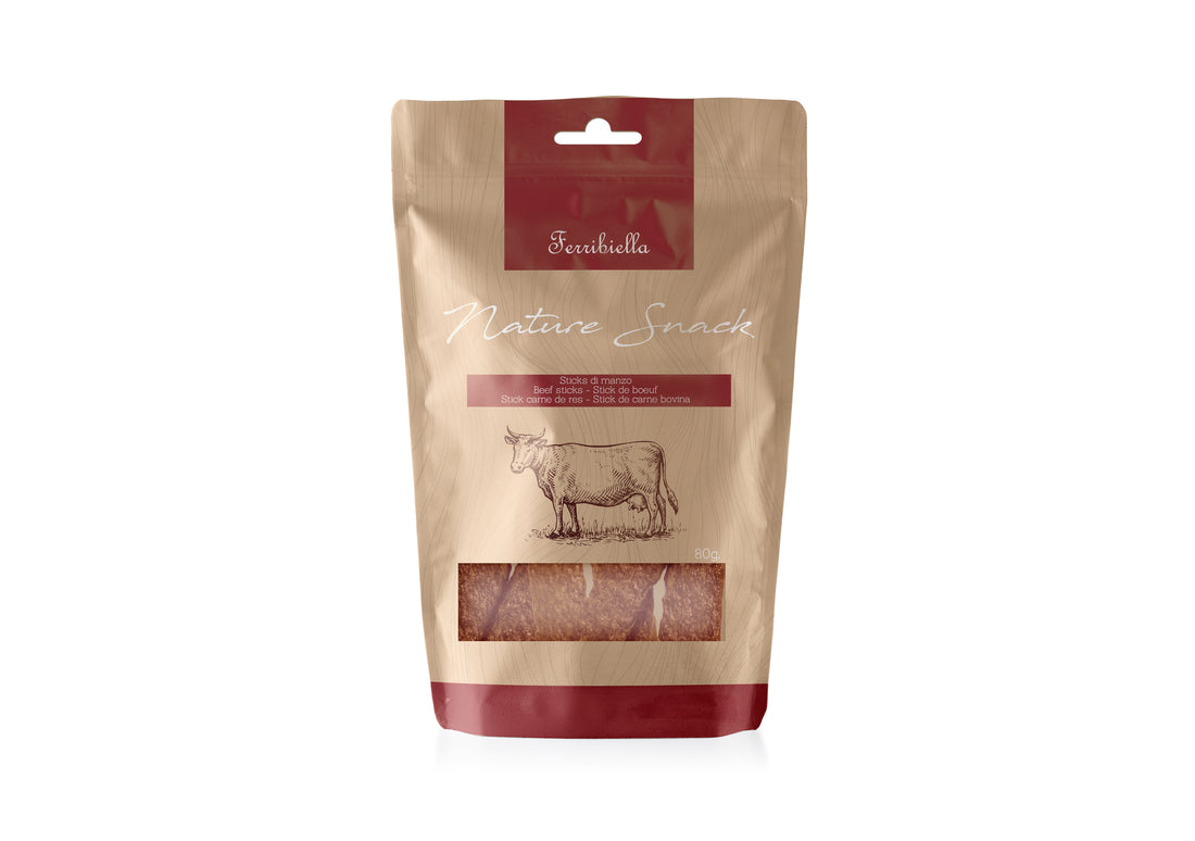 Ferribiella Beef Stick 12.5cm 80gr - مكافأت الحيوانات الأليفة - Zue For Pet Supplies Co.