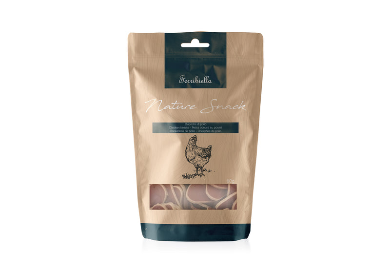 Ferribiella Chicken Taste Hearts 80gr - مكافأت الحيوانات الأليفة - Zue For Pet Supplies Co.