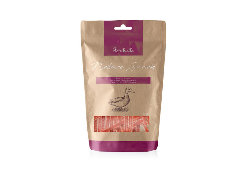 Ferribiella Fillet Duck 80gr - مكافأت الحيوانات الأليفة - Zue For Pet Supplies Co.