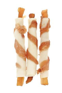 Ferribiella Rawhide Twist W/Chicken-Potatoes 3pcs - مكافأت الحيوانات الأليفة - Zue For Pet Supplies Co.