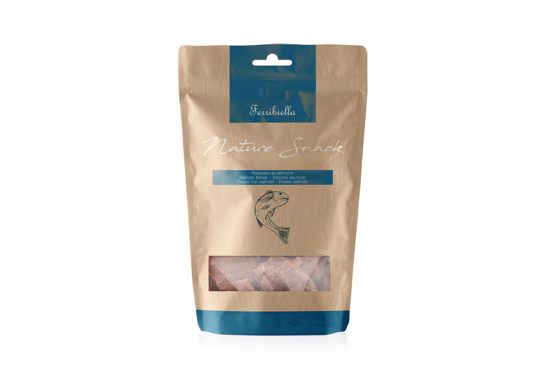 Ferribiella Salmon Fishes 80gr - مكافأت الحيوانات الأليفة - Zue For Pet Supplies Co.